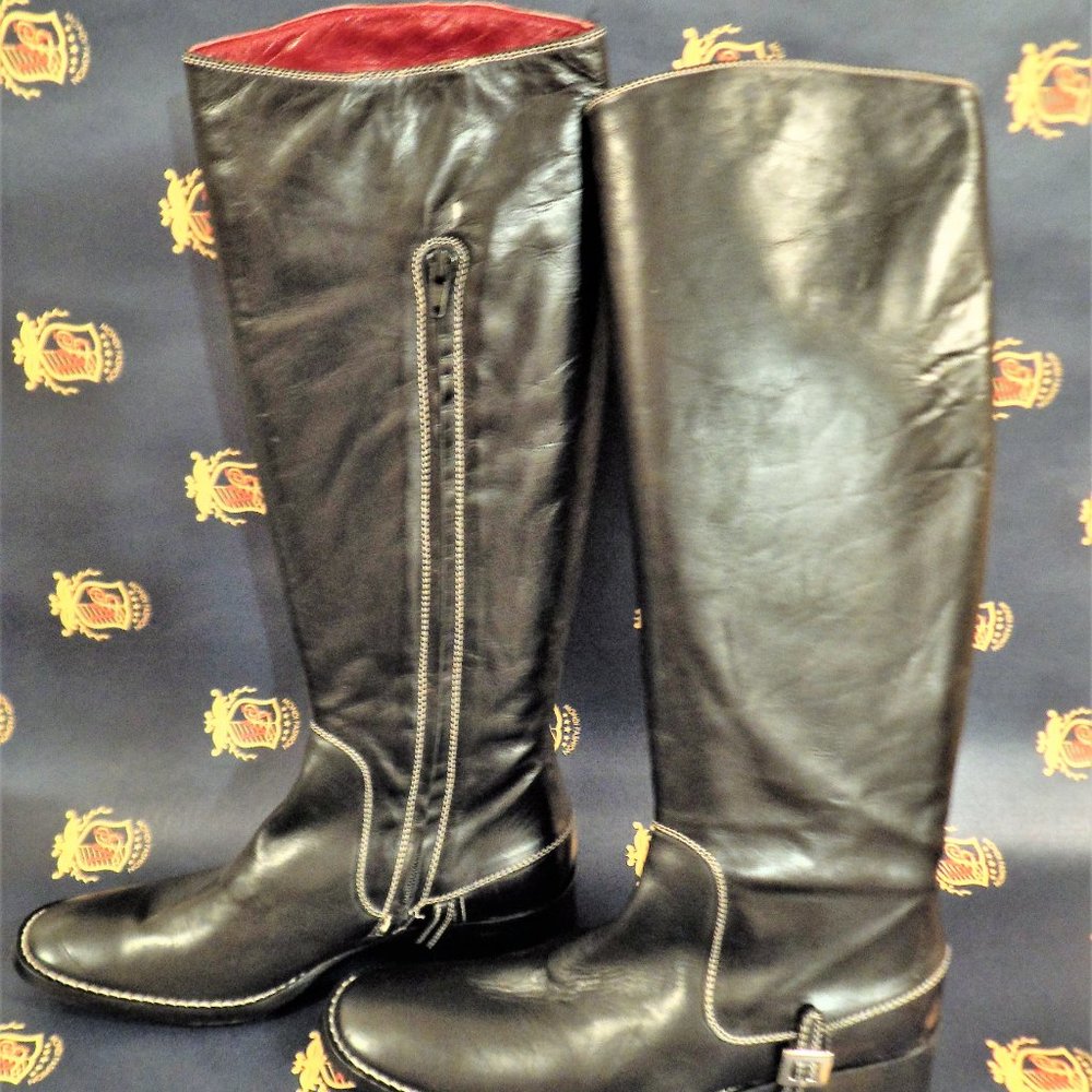 GEORGE RECH LEATHER BOOTS NEW - Picture 1 of 4